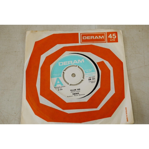 52 - Vinyl - Timebox Yellow Van (Deram DM 271) Demo.  Release date shown 3.10.1969, light blue Deram labe... 