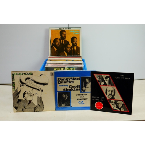 55 - Vinyl - Jazz collection of approx 70 LP's to include Sonny Stitt, Lester Young, Oscar Peterson, Eddi... 