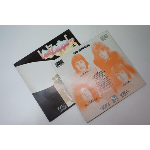 104 - Vinyl - Two Led Zeppelin LPs to include One K40031 and Two K40037, both green/orange Atlantic labels... 