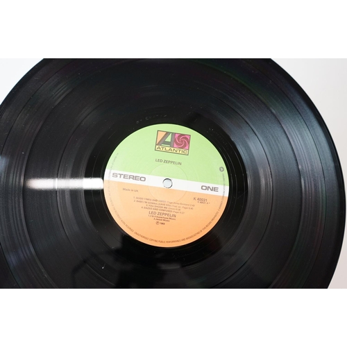 104 - Vinyl - Two Led Zeppelin LPs to include One K40031 and Two K40037, both green/orange Atlantic labels... 