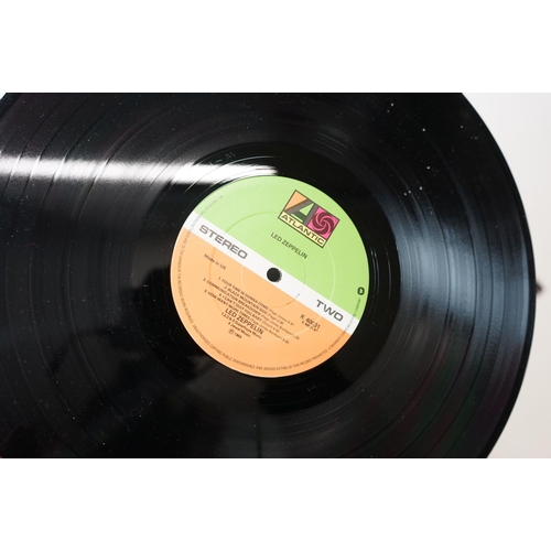 104 - Vinyl - Two Led Zeppelin LPs to include One K40031 and Two K40037, both green/orange Atlantic labels... 