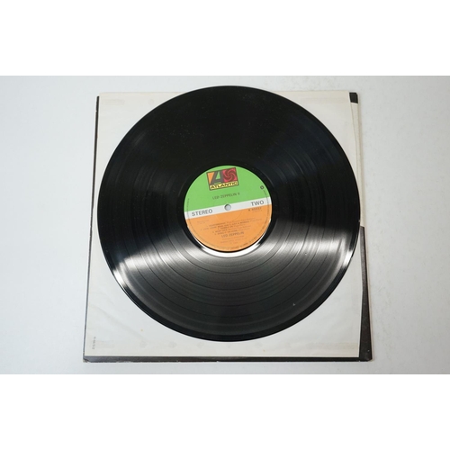 104 - Vinyl - Two Led Zeppelin LPs to include One K40031 and Two K40037, both green/orange Atlantic labels... 