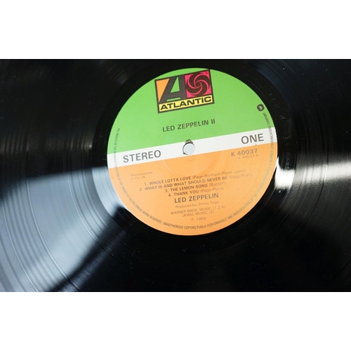 104 - Vinyl - Two Led Zeppelin LPs to include One K40031 and Two K40037, both green/orange Atlantic labels... 