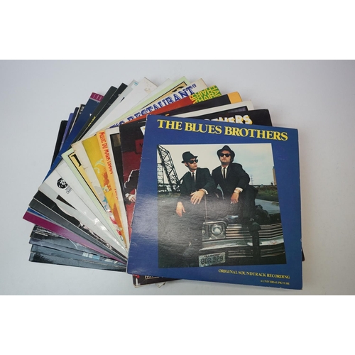 128 - Vinyl - Over 15 Film & Stage soundtrack LPs to include Rock Follies, The Blues Brothers, Hair etc, s... 