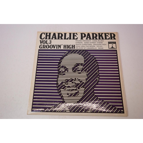 57 - Vinyl - Charlie Parker LP's x 4 to include Bird Is Free (CRS 2003), The Definitive Vol 4 (Verve 2356... 