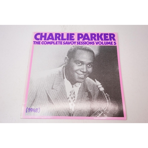 57 - Vinyl - Charlie Parker LP's x 4 to include Bird Is Free (CRS 2003), The Definitive Vol 4 (Verve 2356... 