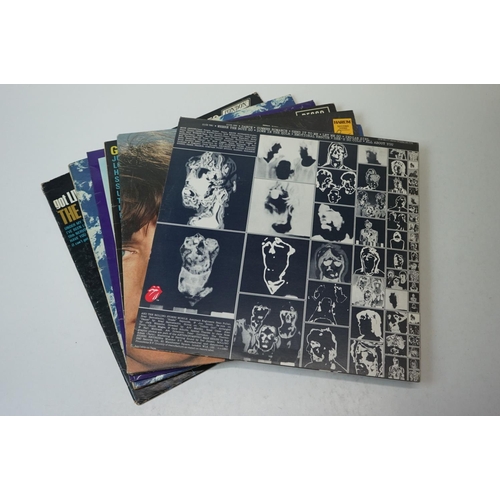 98 - Vinyl - Eight The Rolling Stones LPs to include No 2 LK4661 later re-release boxed Decca red label, ... 