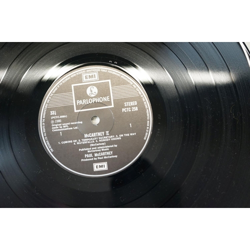 112 - Vinyl - Six Paul McCartney LPs to include Press To Play, Broad Street, Tug of War, Two, Ram and McCa... 