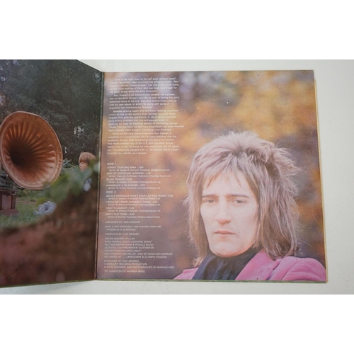 131 - Vinyl - Two Rod Stewart LPs to include An Old Raincoat... on Vertigo V04, 2nd pressing with no 'Phil... 