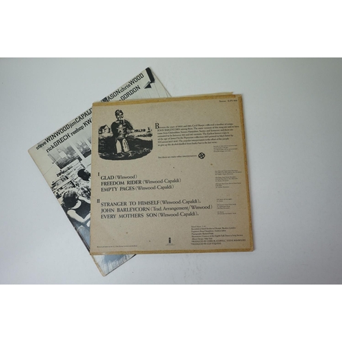 135 - Vinyl - Five Traffic LPs to include John Barleycorn Must Die ILPS9116 pin 'i' label, sleeve split to... 