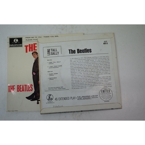 32 - Vinyl - The Beatles 5 EP's to include The Beatles Hits (GEP 8880), Twist & Shout (GEP 8882), No 1 (G... 