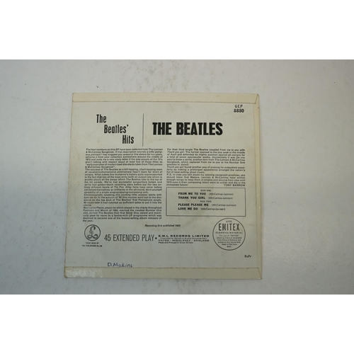 32 - Vinyl - The Beatles 5 EP's to include The Beatles Hits (GEP 8880), Twist & Shout (GEP 8882), No 1 (G... 