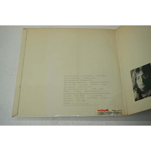 3 - Vinyl - The Beatles White Album (PMC 7067) low number 0052710.  Top loader sleeve is at least VG+ wi... 