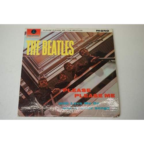 4 - Vinyl - The Beatles Please Please Me (PMC 1202) yellow/black Parlophone label, Recording First Publi... 