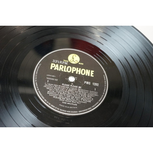 4 - Vinyl - The Beatles Please Please Me (PMC 1202) yellow/black Parlophone label, Recording First Publi... 