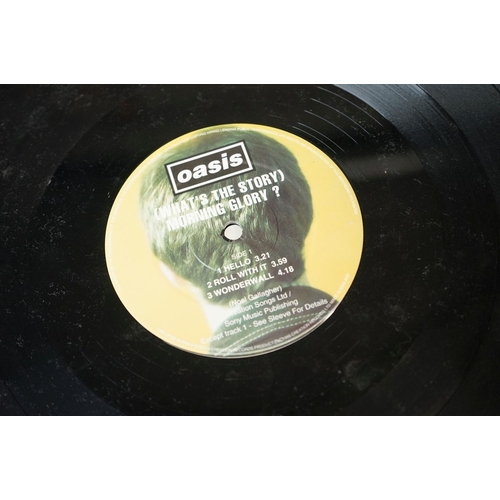 7 - Vinyl - Oasis Whats The Story Morning Glory LP on Creation CRELP189 sleeve vg, vinyl vg++