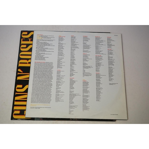 9 - Vinyl - Guns N Roses Appetite For Destruction (UK: WX 125 924 148-1) original withdrawn cover, limit... 