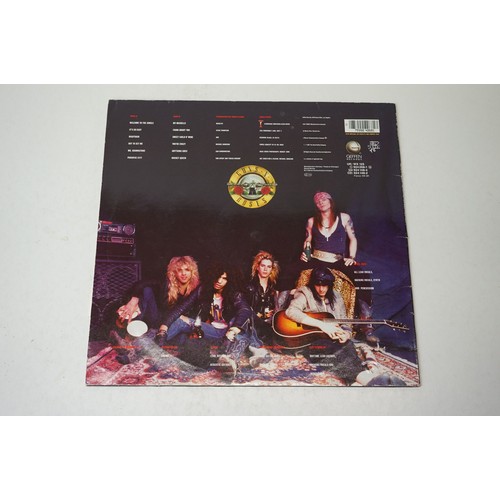 8 - Vinyl - Three Guns n Roses LPs to include Appetite For Destruction with advert insert, and Use Your ... 