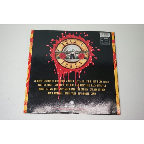 8 - Vinyl - Three Guns n Roses LPs to include Appetite For Destruction with advert insert, and Use Your ... 