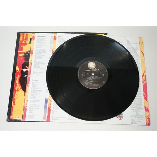 8 - Vinyl - Three Guns n Roses LPs to include Appetite For Destruction with advert insert, and Use Your ... 