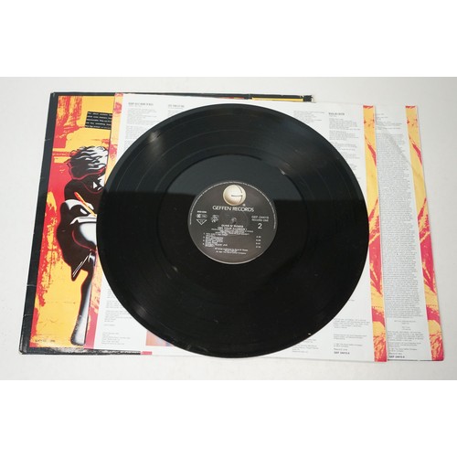 8 - Vinyl - Three Guns n Roses LPs to include Appetite For Destruction with advert insert, and Use Your ... 