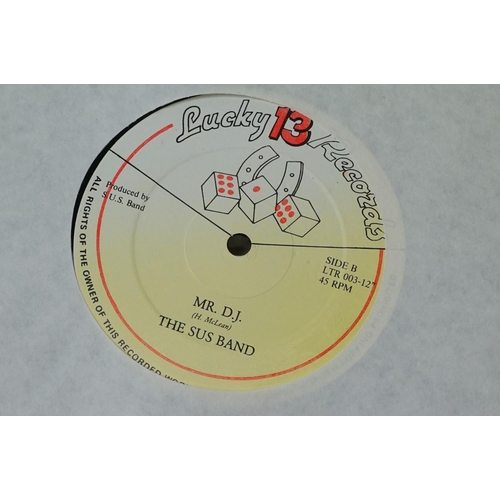 298 - Vinyl - Roots / Reggae / Ska -  5 copies of The SUS Band ‘Rocksteady To The Music / Mr. D.J’. (Lucky... 