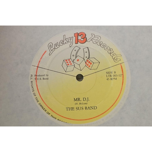 298 - Vinyl - Roots / Reggae / Ska -  5 copies of The SUS Band ‘Rocksteady To The Music / Mr. D.J’. (Lucky... 