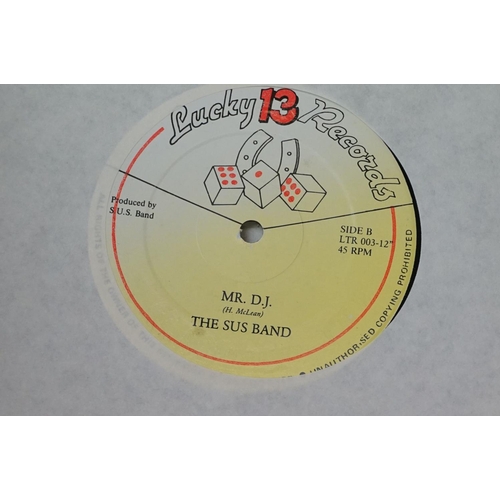 298 - Vinyl - Roots / Reggae / Ska -  5 copies of The SUS Band ‘Rocksteady To The Music / Mr. D.J’. (Lucky... 