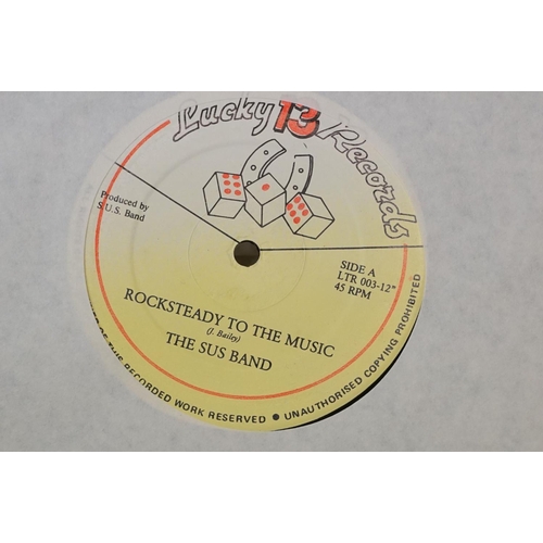 298 - Vinyl - Roots / Reggae / Ska -  5 copies of The SUS Band ‘Rocksteady To The Music / Mr. D.J’. (Lucky... 