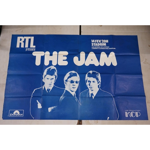 311 - Music Poster – The Jam  Original extremely rare vintage Le Mans, France 1978 concert poster. Unique,... 