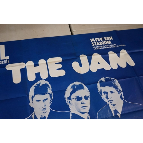 311 - Music Poster – The Jam  Original extremely rare vintage Le Mans, France 1978 concert poster. Unique,... 