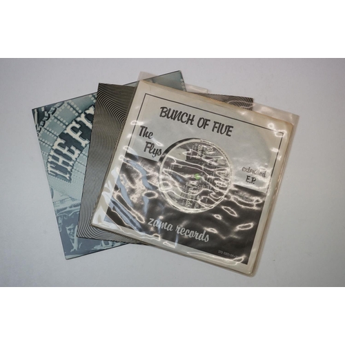 315 - Vinyl - Punk 3 x UK first pressing singles by The Flys including the rare debut 'Bunch Of Five'.  Du... 