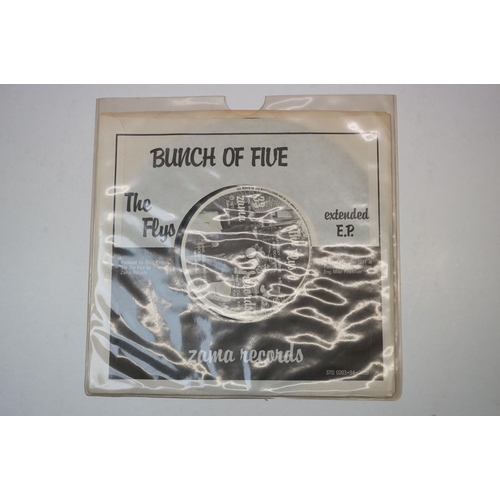 315 - Vinyl - Punk 3 x UK first pressing singles by The Flys including the rare debut 'Bunch Of Five'.  Du... 