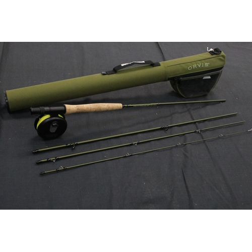 Orvis - Streamline 2 865-4 Mid 8'6 four piece fly rod, #5 wt line, 3 3/4 oz  and a Clearwater Classi