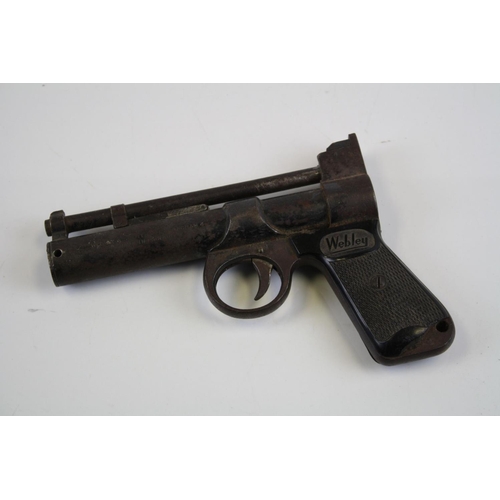 100A - A Vintage Webley Junior Air Pistol By Webley & Scott Birmingham, Cal .177. (A/F).