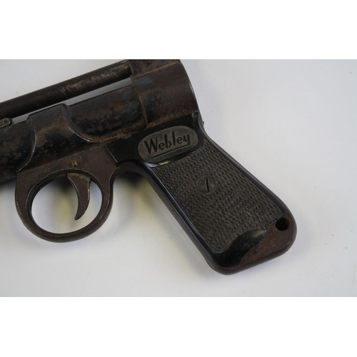 100A - A Vintage Webley Junior Air Pistol By Webley & Scott Birmingham, Cal .177. (A/F).