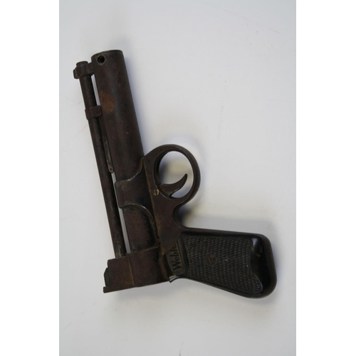 100A - A Vintage Webley Junior Air Pistol By Webley & Scott Birmingham, Cal .177. (A/F).