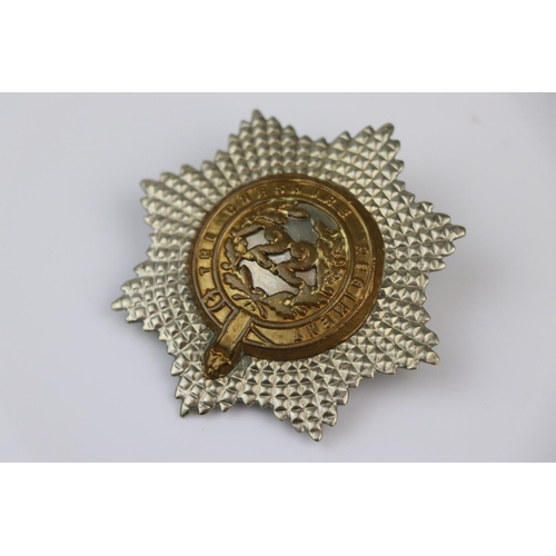 1 - A British 22nd Cheshire Regiment Bi-Metal Pouch Badge With Twin Loop Fixing To Verso.