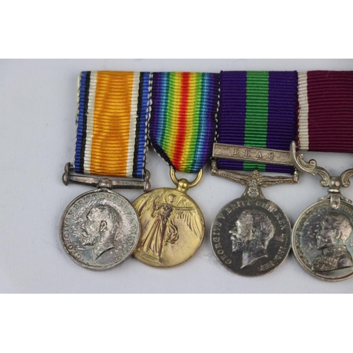 16 - A British World War One Miniature Medal Group To Include The British War Medal, The Victory Medal, T... 