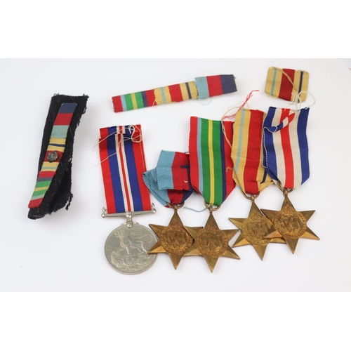 40 - A British World War Two Full Size Medal Group To Include The 1939-45 British War Medal, The 1939-45 ... 