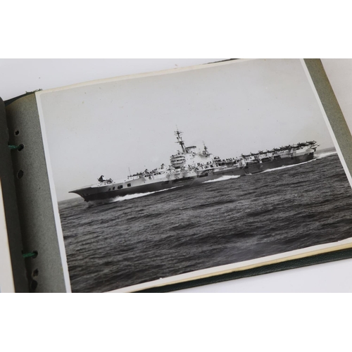 41 - A World War Two Photograph Album Complete With A Large Collection Of Photographs Taken Whilst On Dut... 