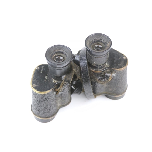 51 - A Pair Of World War Two British Issued Military No.3 Mk.II Field Binoculars, Numbered 65402 And Mark... 