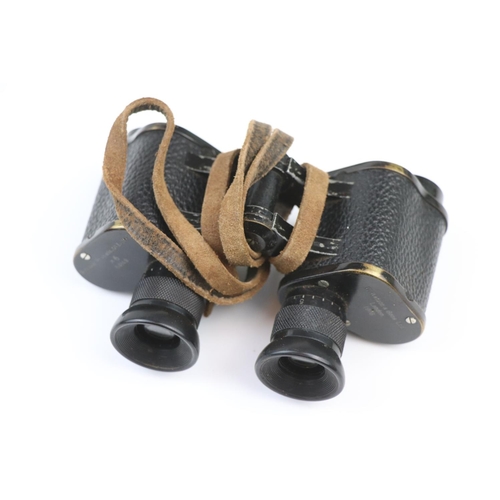 55 - A Pair Of World War One British Military Issued W. Watson & Sons Ltd Prismatic Binoculars No.3 MK.II... 