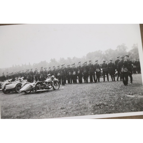 60 - A World War Two German Photograph Album With Contents To Include A Selection Of Photographs Showing ... 