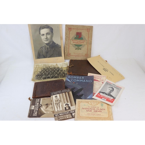 75 - A Collection Of Ephemera To Include Military Interest, Collection Include Two Photograph Albums With... 