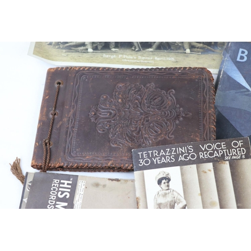 75 - A Collection Of Ephemera To Include Military Interest, Collection Include Two Photograph Albums With... 