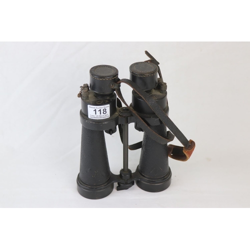 118 - A Pair Of British Military Issued Barr & Stroud CF41 x7 Binoculars, Serial No.60661, Marked With The... 