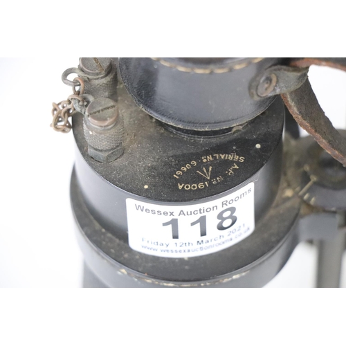 118 - A Pair Of British Military Issued Barr & Stroud CF41 x7 Binoculars, Serial No.60661, Marked With The... 