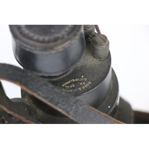 118 - A Pair Of British Military Issued Barr & Stroud CF41 x7 Binoculars, Serial No.60661, Marked With The... 