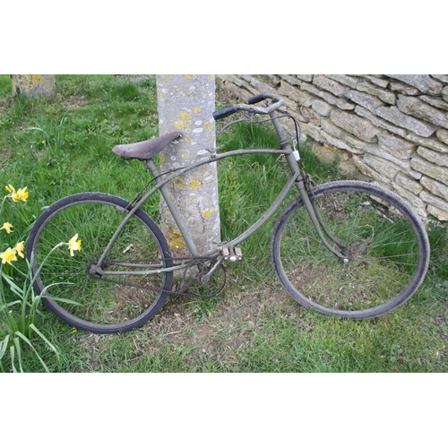 110A - A Vintage British Military Issued B.S.A. Folding Bicycle For Airborne Forces.